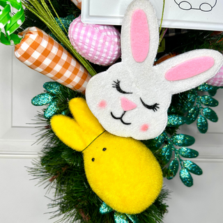 Pink Gingham Egg Pick