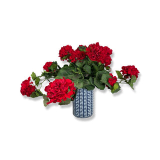 Bold Red Geranium Spray