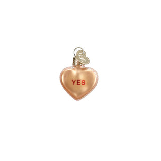 Conversation Hearts Ornaments