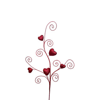 Glitter Heart Spiral Spray