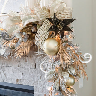 Platinum Matte Ball Ornament, 4"