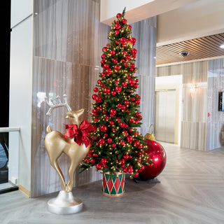 Red Ball Garland, 10'