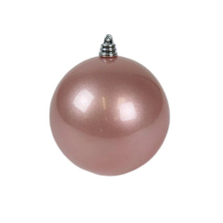 Dusty Rose Candy Apple Ornament, 4"