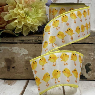 Easter Chicks Ribbon, 2.5" X 10YD