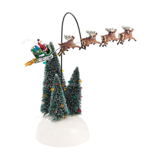 Animated Flaming Sleigh, Dept. 56