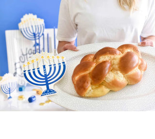 Blue Menorah Big Attachment by Happy Everything!