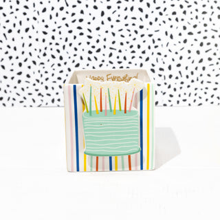 Happy Line Medium Nest Cube by Happy Everything!