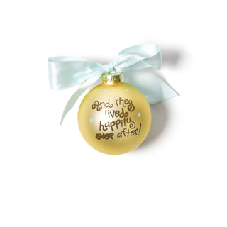 Wedding Cake Glass Ornament