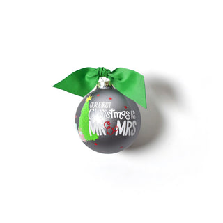 Mr. And Mrs. Glass Ornament