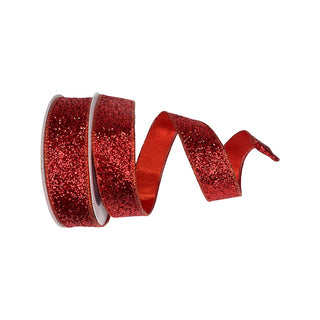Red Glitter Magic Ribbon, 1.5" X 10YD