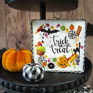 Trick or Treat Wreath Mini Gallery Art