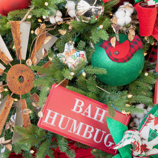 Emerald Green Glitter Ball Ornament, 6"