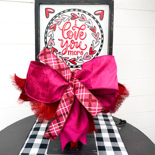 Hot Pink Dupioni Supreme, 4" X 10YD