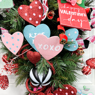 Red and Leopard Frizzy Curly Pick