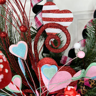 Layered Pastel Heart Pick