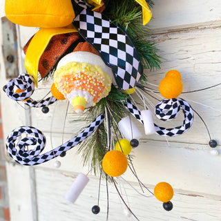 Candy Corn Cupcake Pick