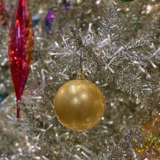 Gold Candy Apple Ball Ornament, 8"