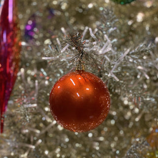Copper Candy Apple Ball Ornament, 4"