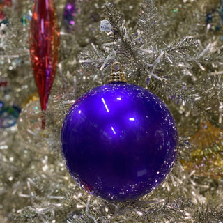 Purple Candy Apple Ball Ornament, 8"