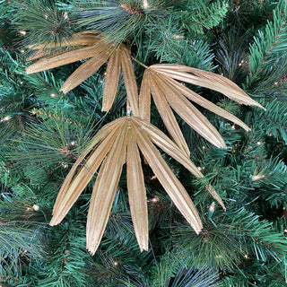 Fan Palm Spray, Gold