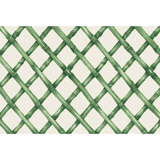Green Lattice Placemat Set