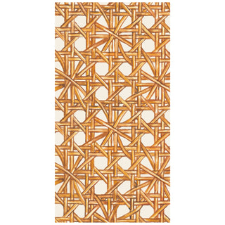 Rattan Weave Guest Napkin Set