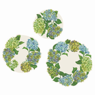 Hydrangea Serving Papers Set