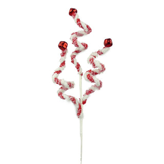 Peppermint Twirl Bell Spray