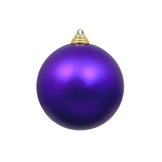 Purple Matte Ball Ornament, 8"