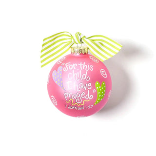 For This Child Pink Ornament