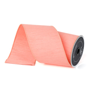 Coral Dupion Ribbon, 4" X 10YD