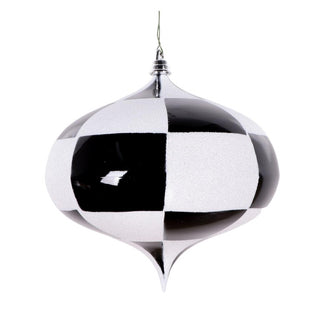 Black and White Checker Kismet, 6"