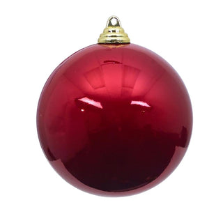 Red Candy Apple Ball Ornament, 6"