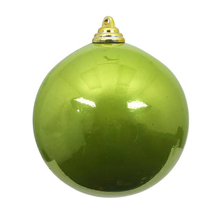 Lime Green Candy Apple Ball Ornament, 8"