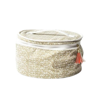 Gold and White Big Attachment Storage Bag by Happy Everything!