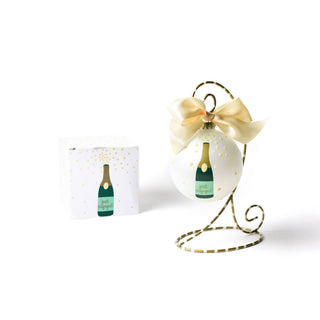 Just Engaged Champagne Pop Ornament