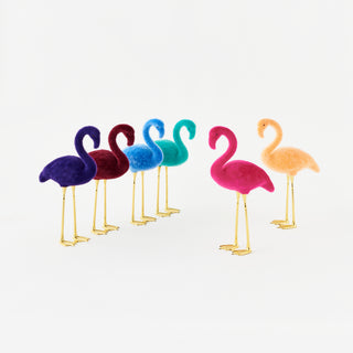 Flocked Flamingo