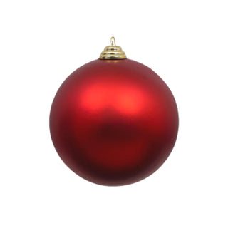 Red Matte Ball Ornament, 12"
