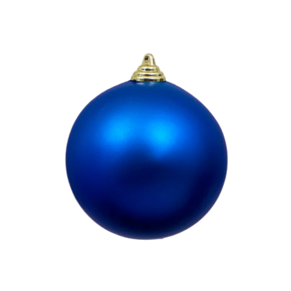 Shatterproof Blue Matte Ball Ornament