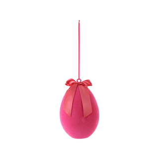 Flocked Egg Display, 15.75"