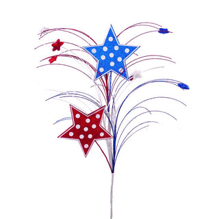 Patriotic Polkadot Star Spray