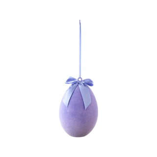 Flocked Egg Display, 15.75"