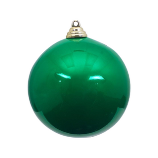 Emerald Candy Apple Ball Ornament, 6"