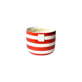 Red Stripe Big Bowl by Happy Everything!