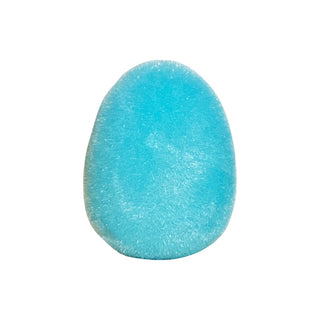 Small Flocked Egg Figurine