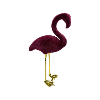 Flocked Flamingo