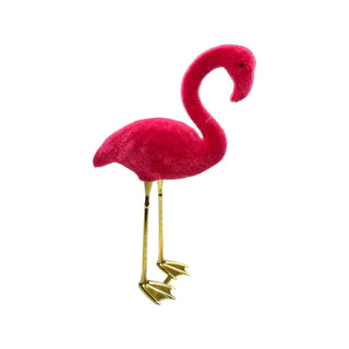 Flocked Flamingo
