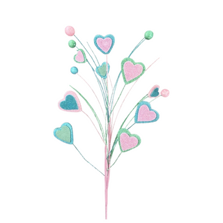 Layered Pastel Heart Pick