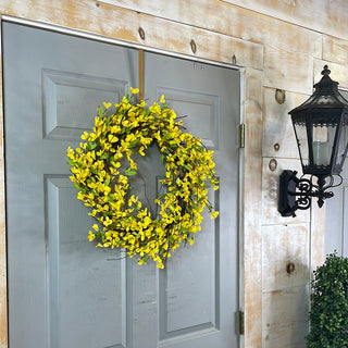 Yellow Forsythia Wreath