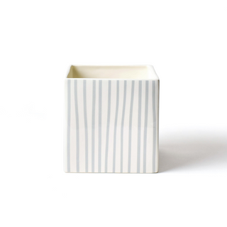Stone Mini Stripe Medium Nesting Cube by Happy Everything!